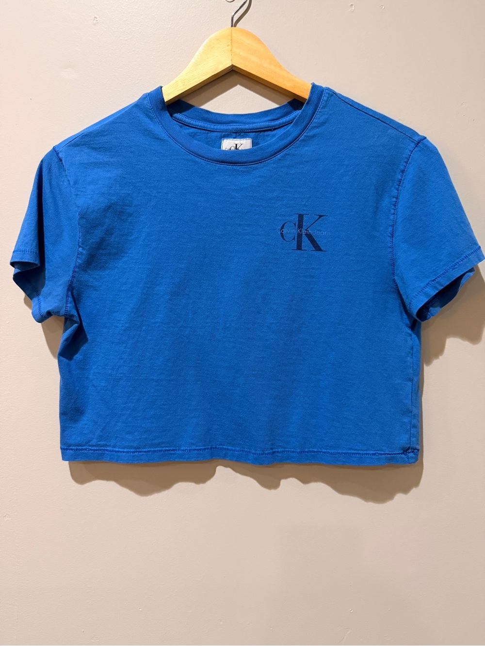Calvin Klein Vintage Crop Top Lounge Casual Streetwear Athleisure Relax Comfy